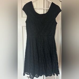 Xhilaration Black Laced Dress
